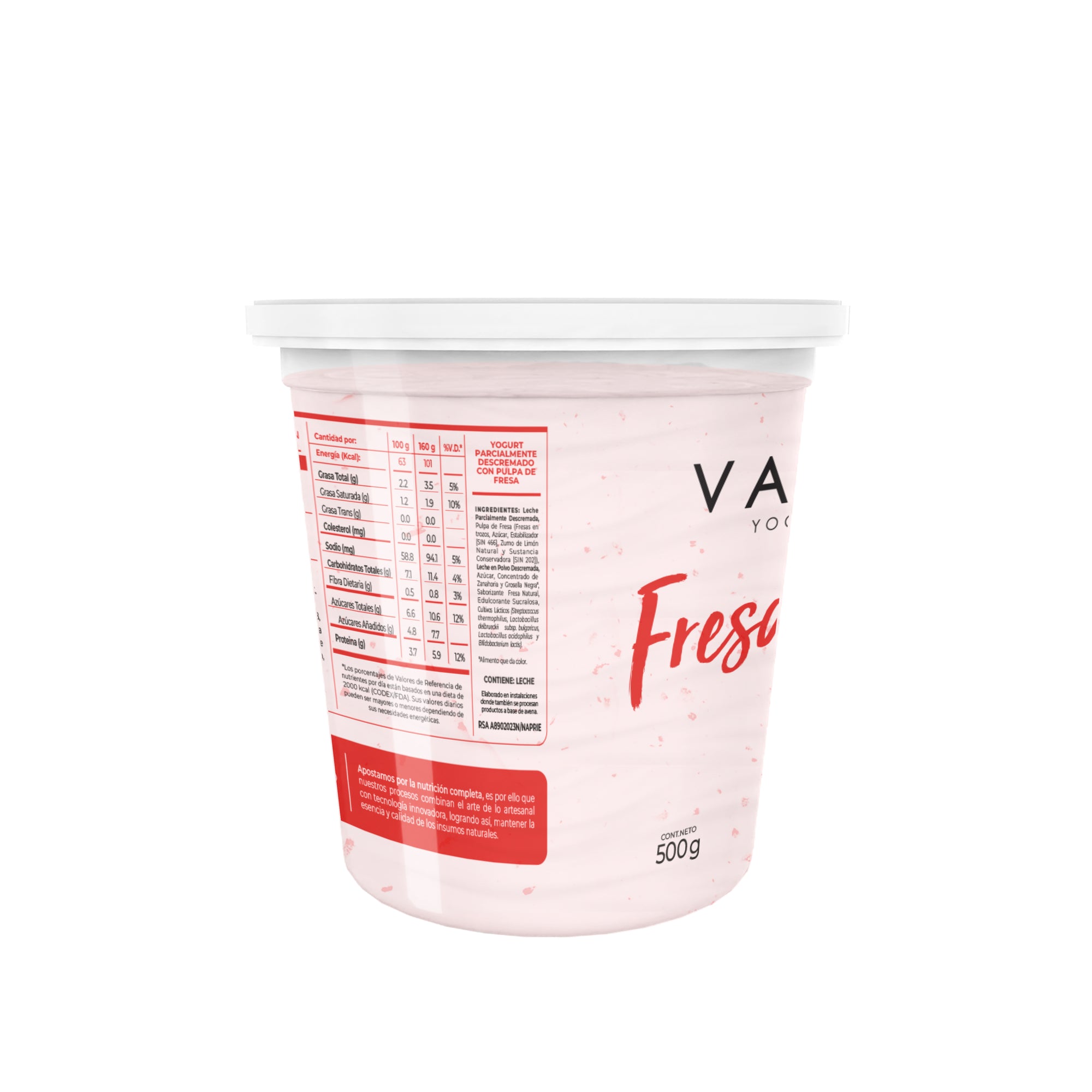 Yogurt Griego Vakimu Fresa 500g