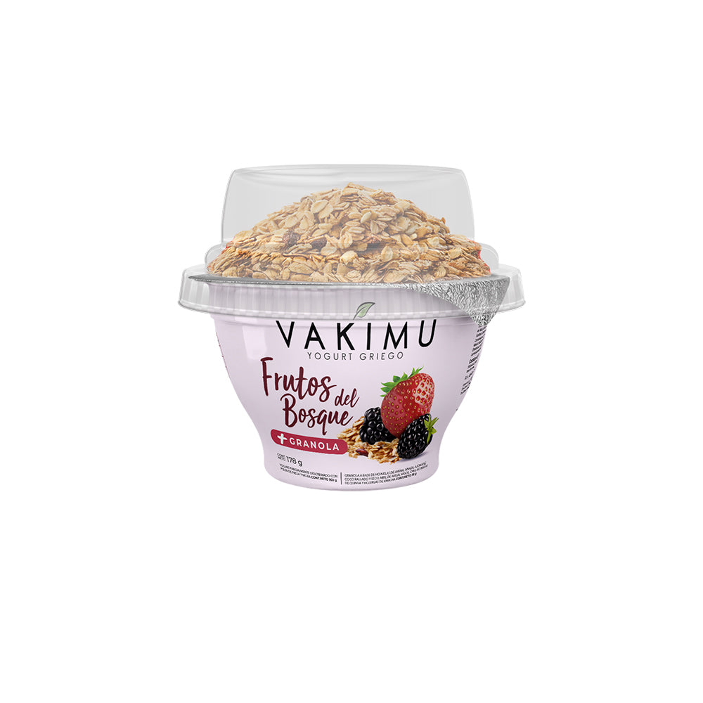 Yogurt Griego Frutos del Bosque + Granola 178 g