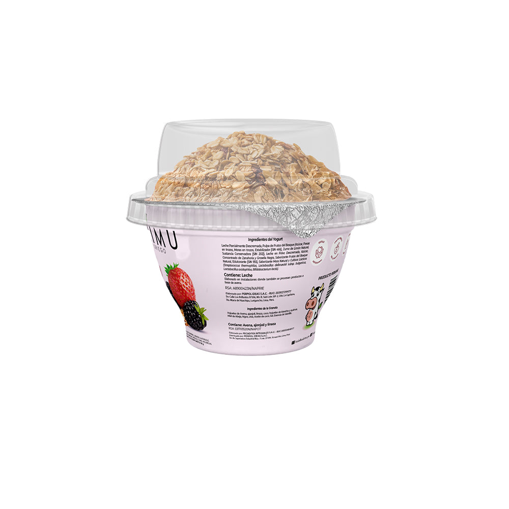 Yogurt Griego Frutos del Bosque + Granola 178 g
