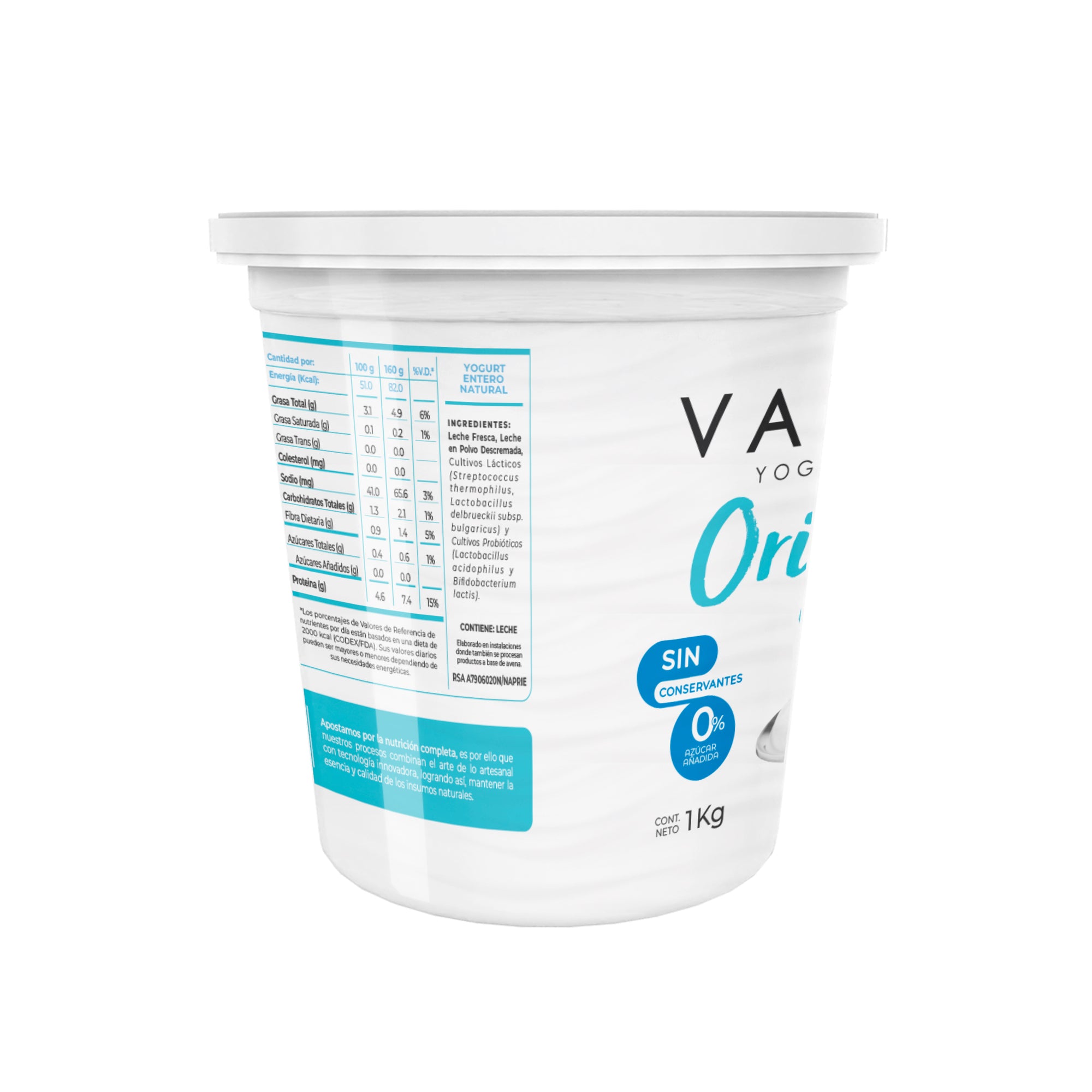 Yogurt Griego Vakimu Original 1 Kg
