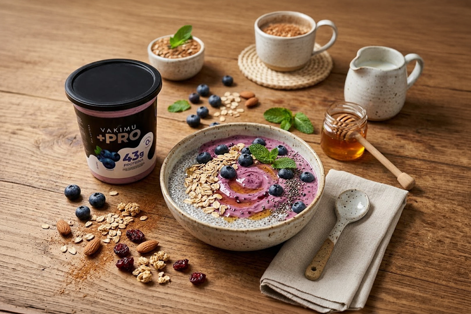 Blueberry chia pudding