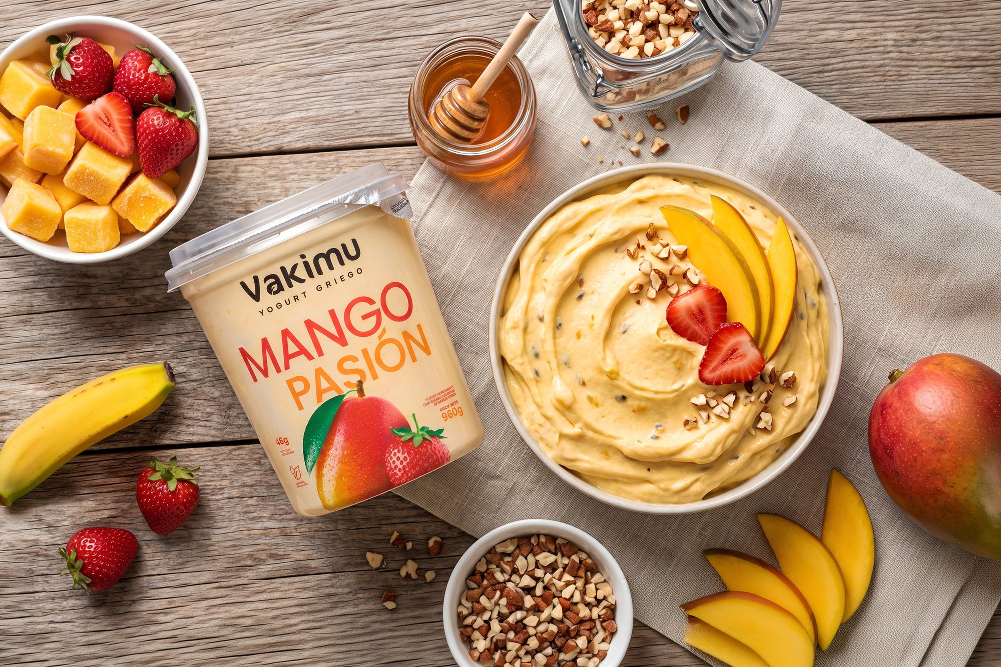 Vakireceta: Helado de fruta con yogurt Vakimu