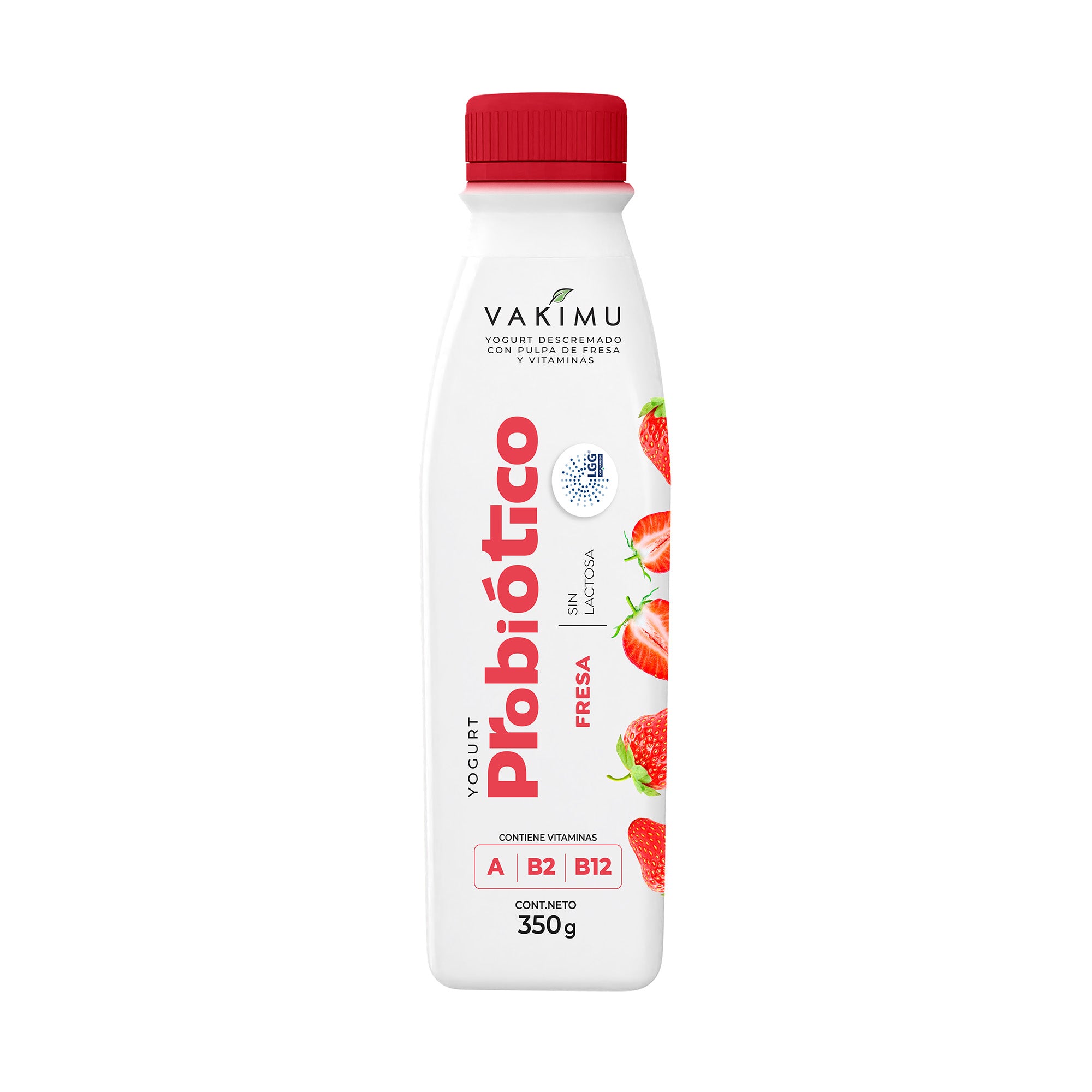 YOGURT BEBIBLE CON PROBIÓTICOS FRESA 350 g