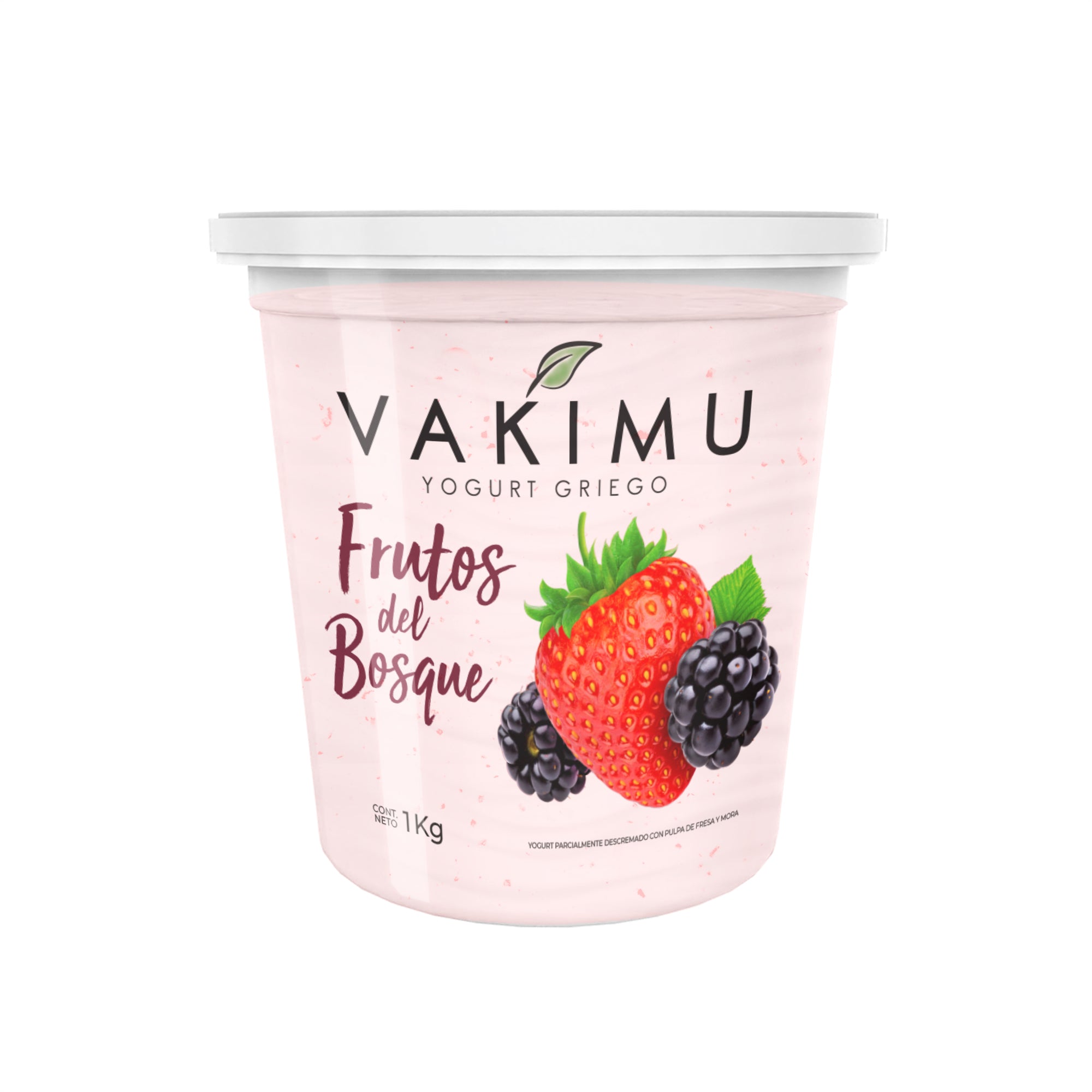 Yogurt Griego Vakimu Frutos del Bosque 1Kg