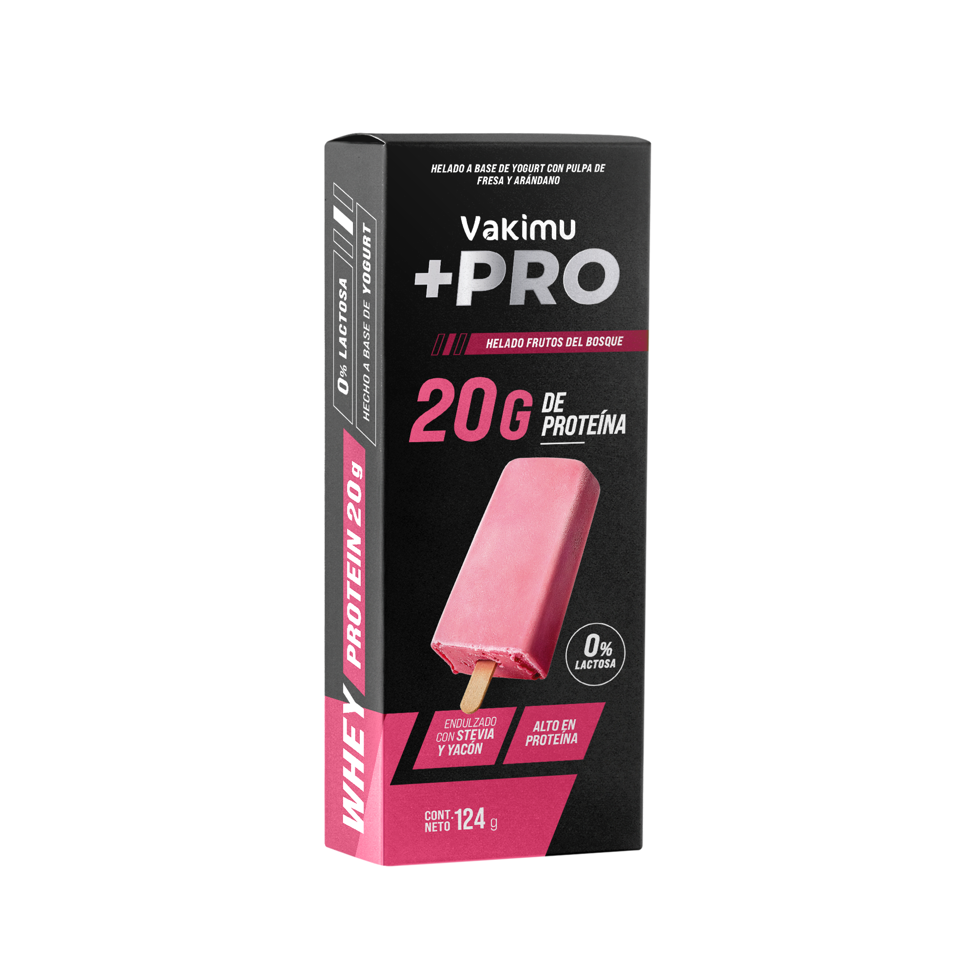 Helado +PRO Frutos del Bosque