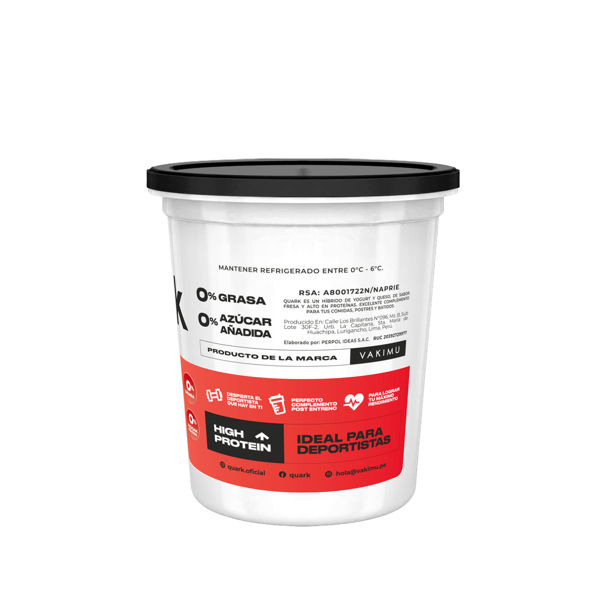 Yogurt Quark Natural 500g – Vakimu