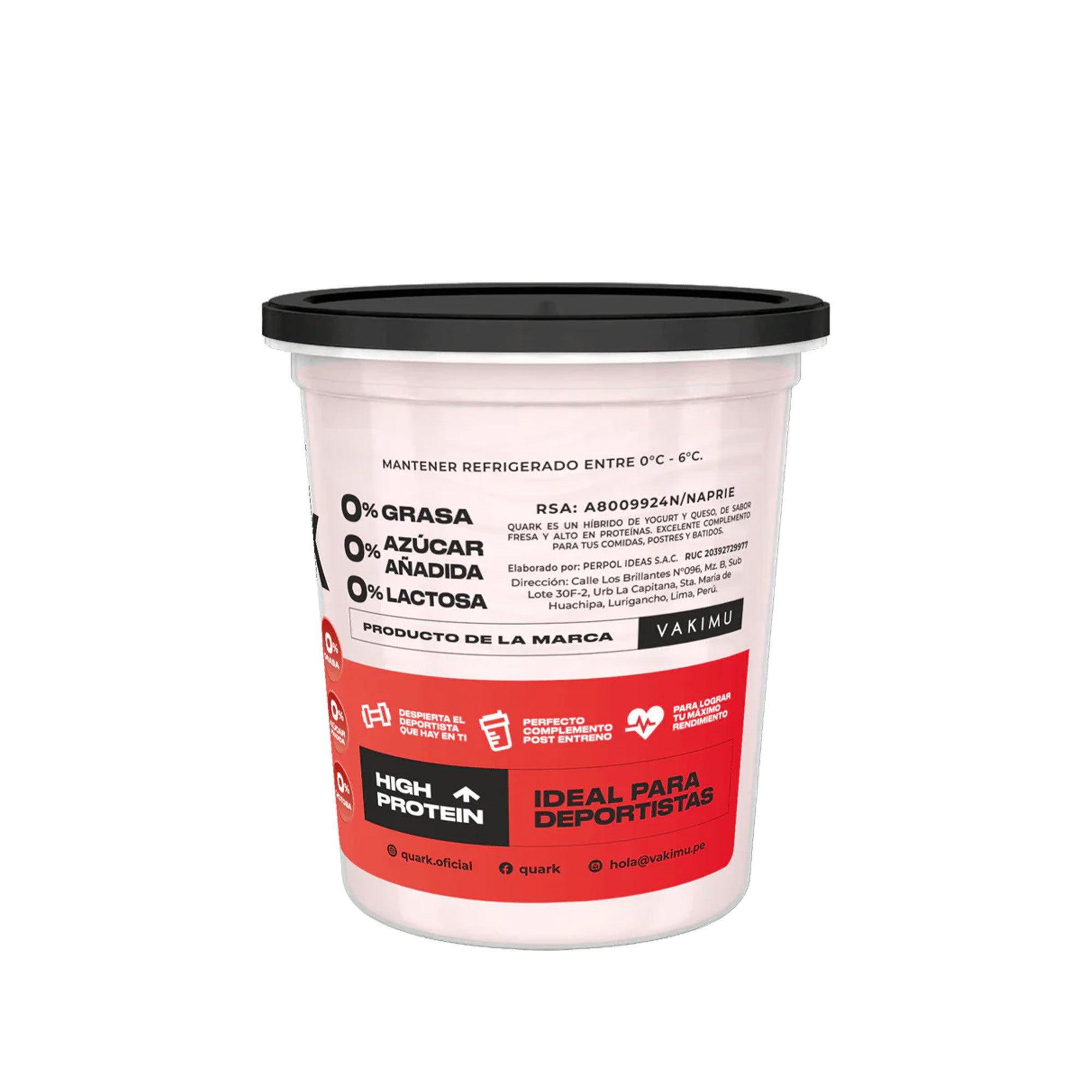 YOGURT QUARK FRESA 500g