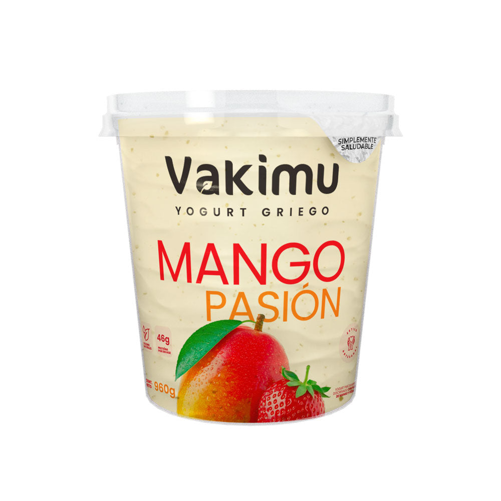 Yogurt Griego Vakimu Mango Pasión 960g