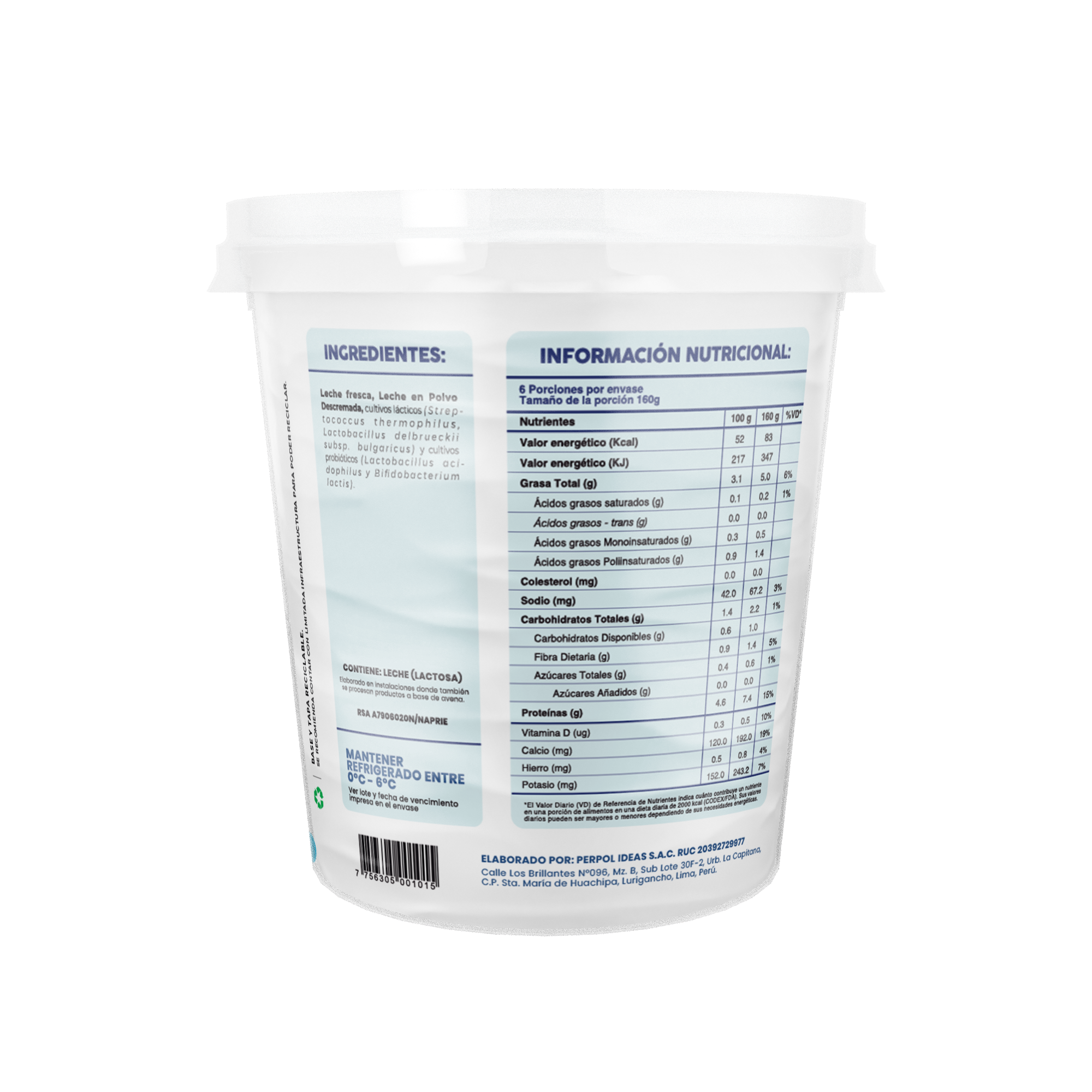 Yogurt Griego Vakimu Original 960g