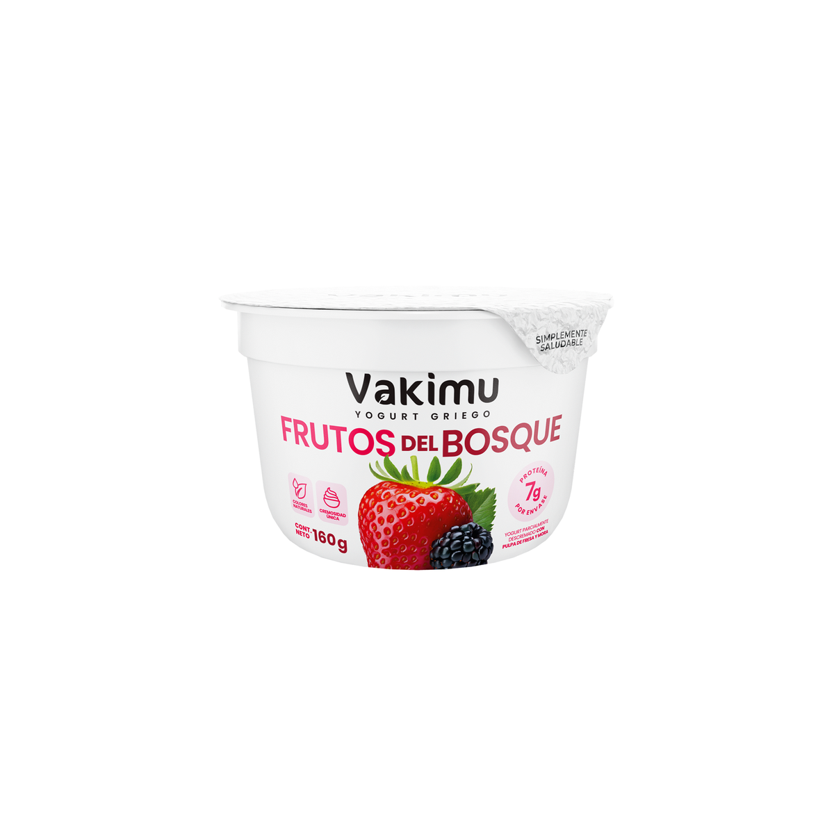 Yogurt Griego Vakimu Frutos del Bosque 160g