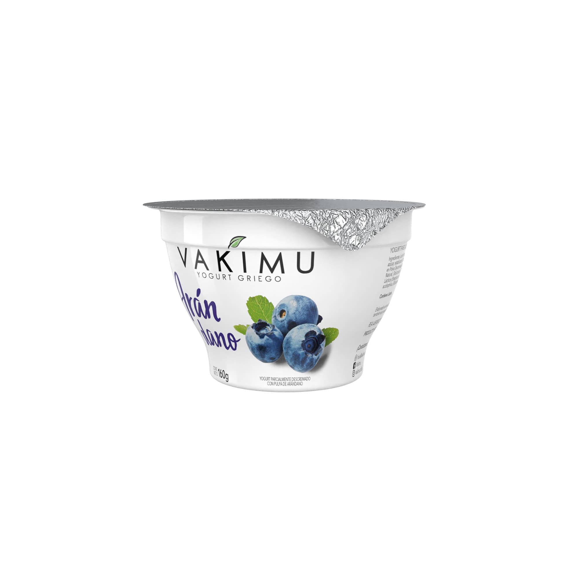 Yogurt Griego Vakimu Arándano 160g
