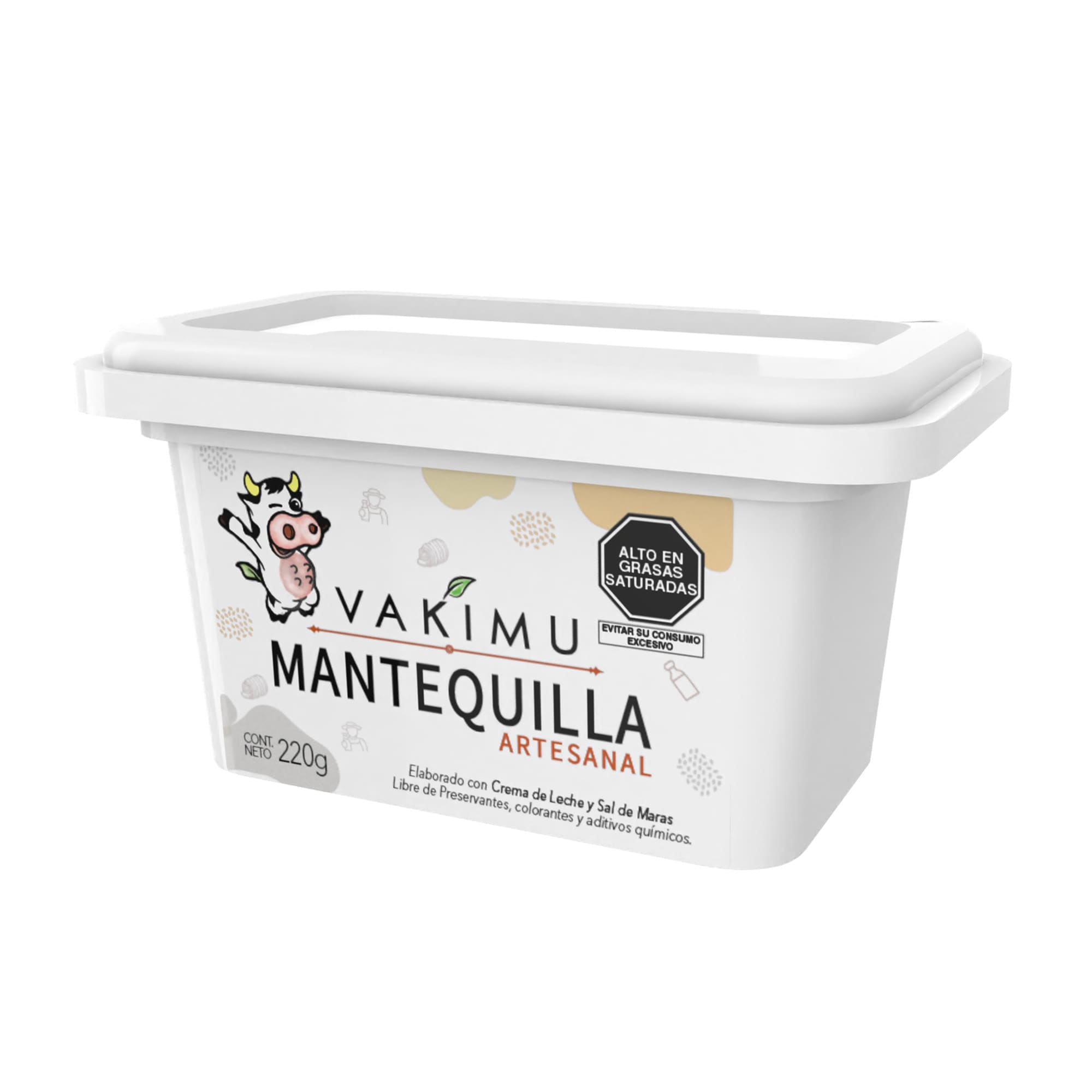Mantequilla Artesanal con Sal de Maras 220g